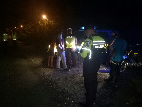Cipkon Razia di Jalan Lintas Pekanbaru - Taluk Kuantan